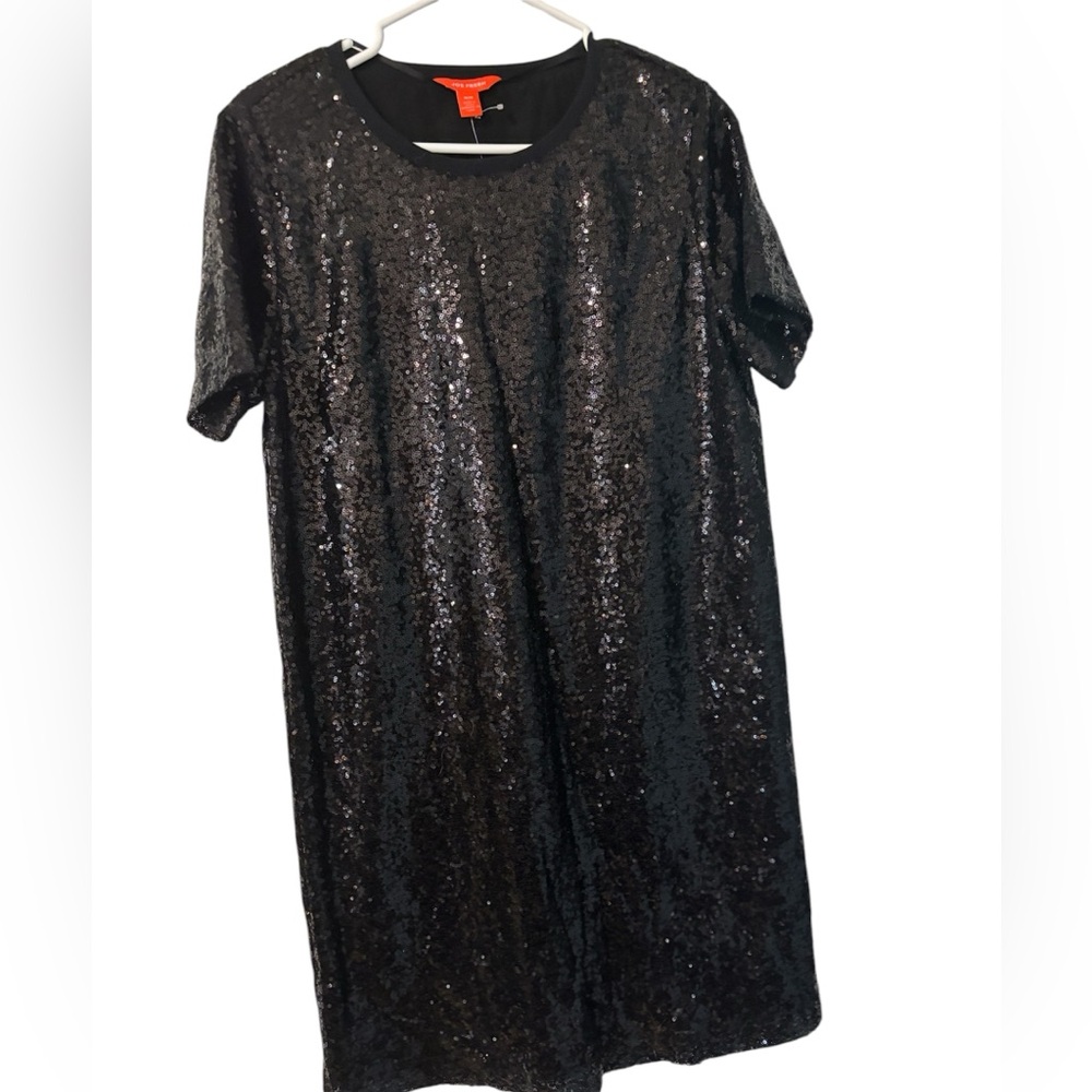 🌹Black Sequin Dress. Size med